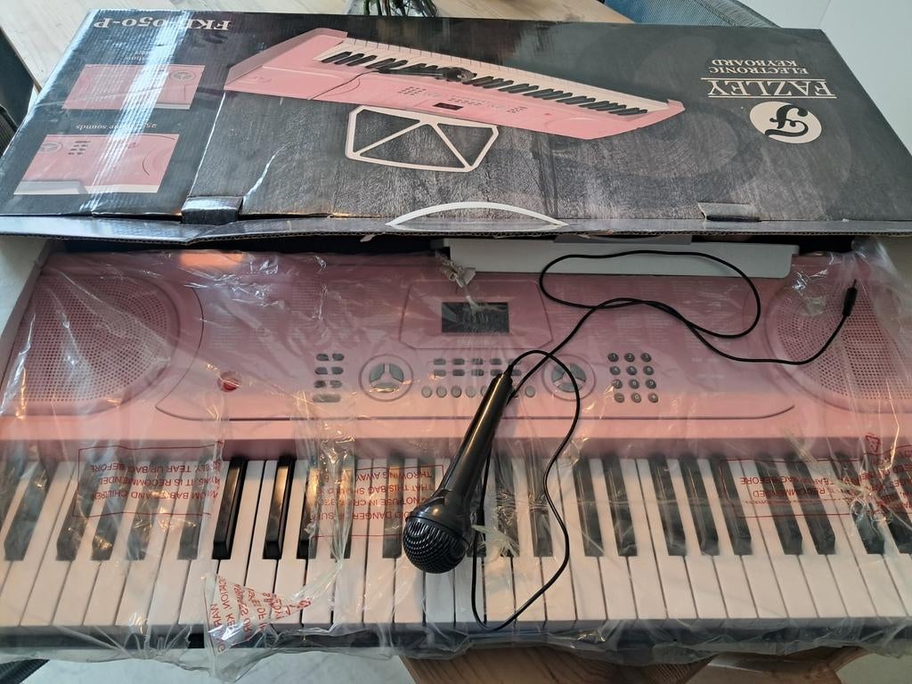 Fazley electronic kids keyboard  (roze), Muziek en Instrumenten, Synthesizers, Ophalen