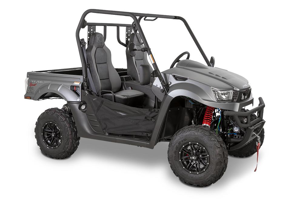 Kymco UXV 700i Sport EPS T1a gris mat SSV, Motoren, Quads en Trikes, 1 cilinder, Ophalen