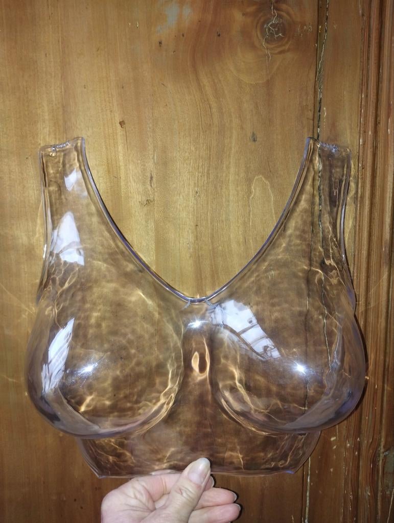 Buste in harde plastic en slip houder, Ophalen, Slip