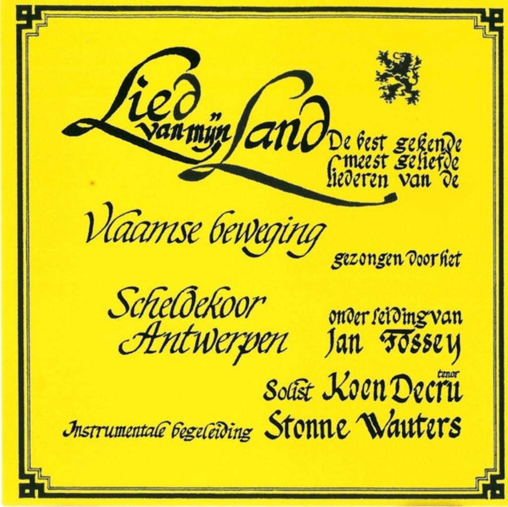 1234 - SCHELDEKOOR ANTWERPEN - LIED VAN MIJN LAND - NIEUW, Cd's en Dvd's, Cd's | Nederlandstalig, Nieuw in verpakking, Streekmuziek