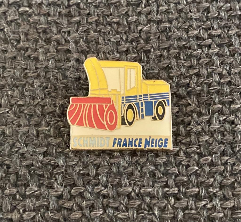 PIN - SCHMIDT - FRANCE NEIGE - SNEEUWSCHUIVER, Collections, Envoi, Utilisé, Autres sujets/thèmes, Insigne ou Pin's