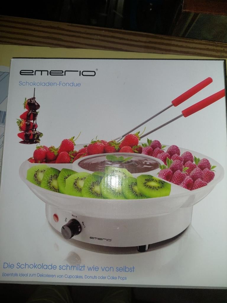 Chocolade fondue, Ophalen, Nieuw