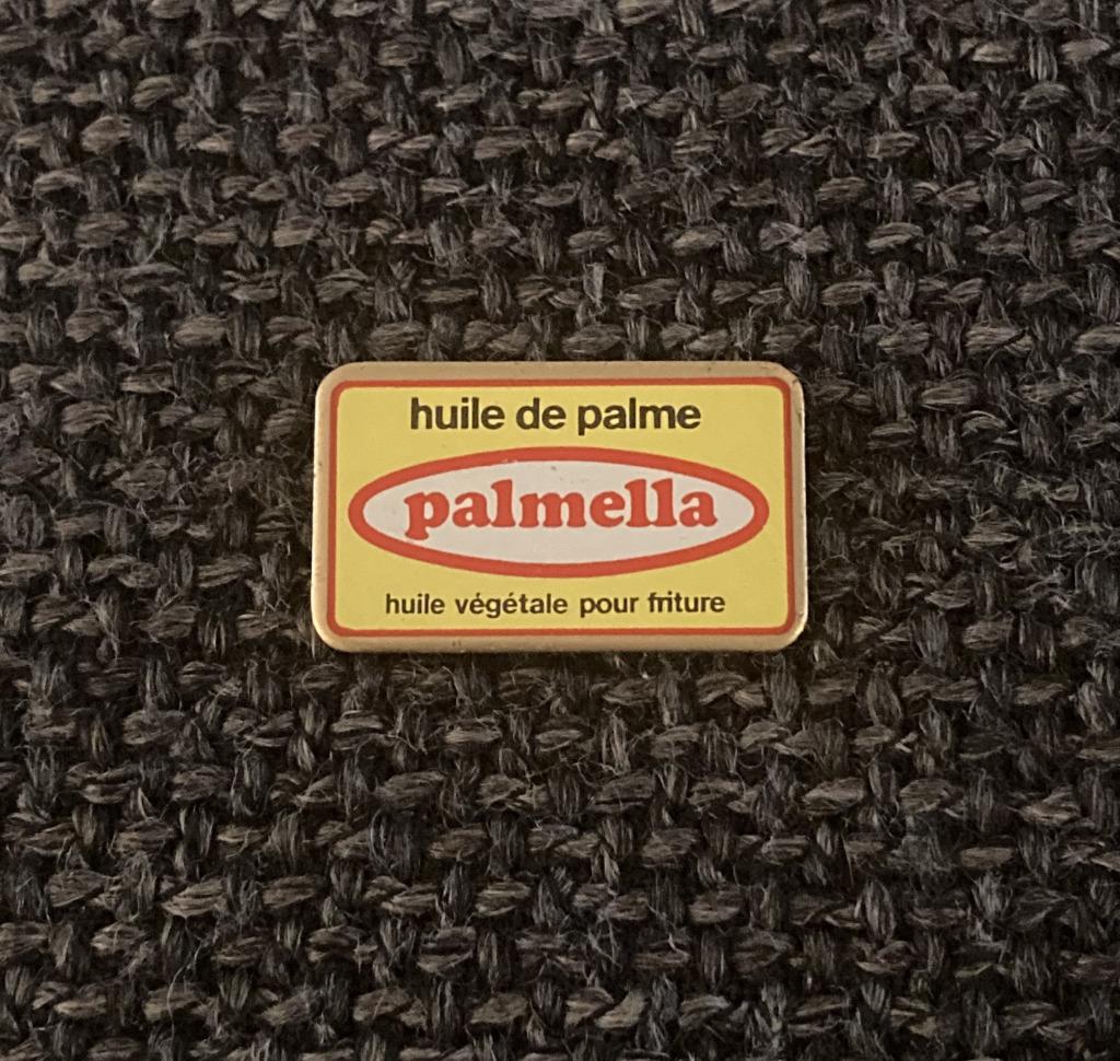 PIN - PALMELLA - HUILE DE PALME - FRITURE, Envoi, Utilisé, Marque, Insigne ou Pin's