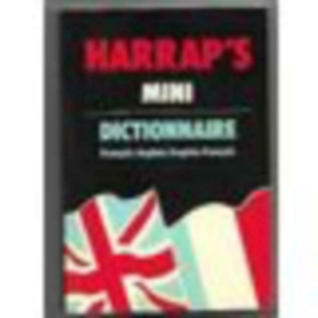 Harrap's Mini Dictionnaire Francais Anglais - Anglais Franca, Enlèvement ou Envoi, Utilisé, Non-fiction