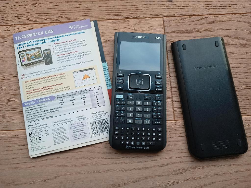 rekenmachineTI-nSpire CX CAS, Diversen, Rekenmachines, Zo goed als nieuw, Grafische rekenmachine, Ophalen