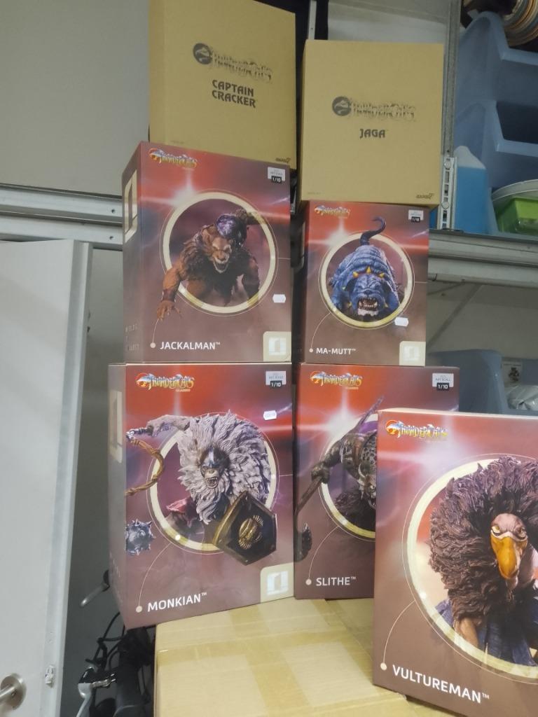 6 nieuwe dozen thundercats classic iron studios ultimates, Verzenden, Nieuw, Tv, Beeldje, Replica of Model