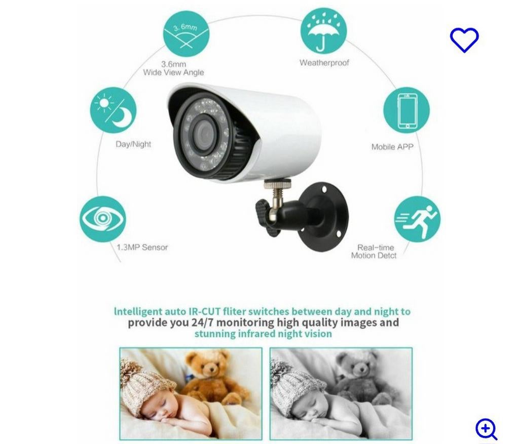 Cctv camera set beveiliging camera systeem, Ophalen of Verzenden, Nieuw