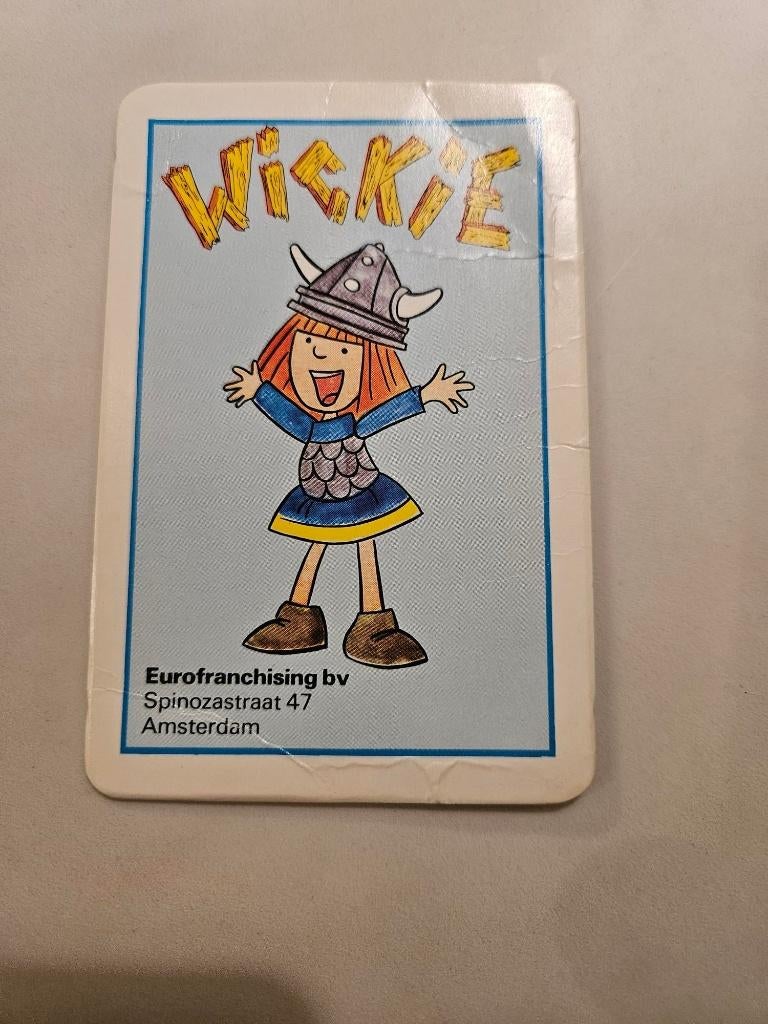 Vintage Wickie kwartetspel - 1975, Ophalen of Verzenden, Zo goed als nieuw, Kwartet(ten)