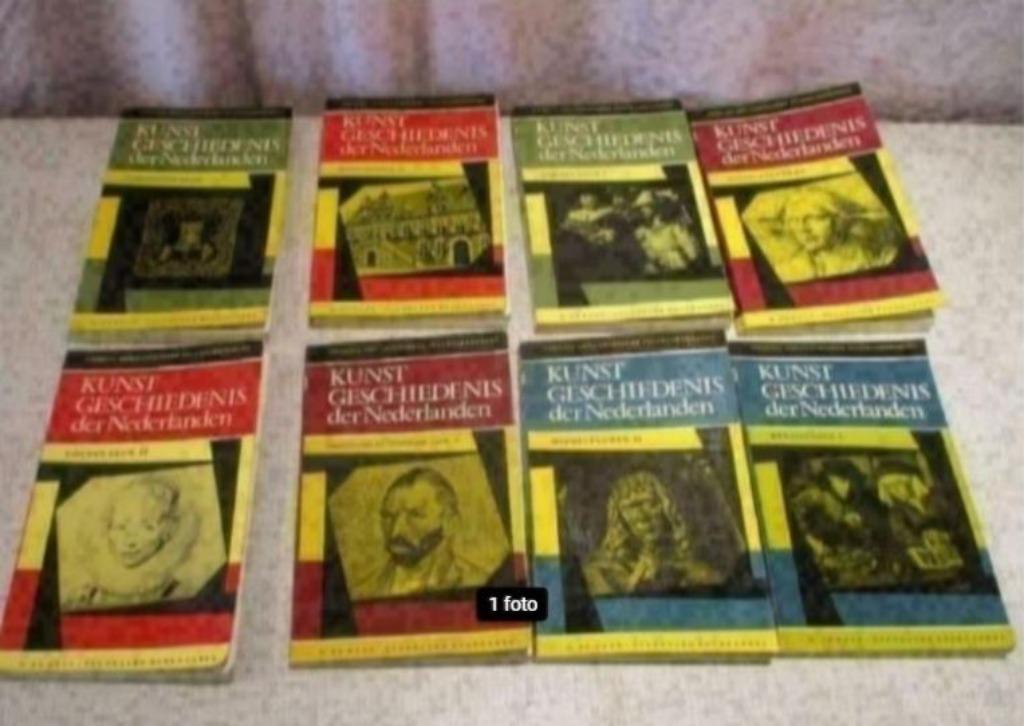 8 Prachtige Kunstboeken - Kunstgeschiedenis der Nederlanden, Boeken, Ophalen of Verzenden, Gelezen, Schilder- en Tekenkunst