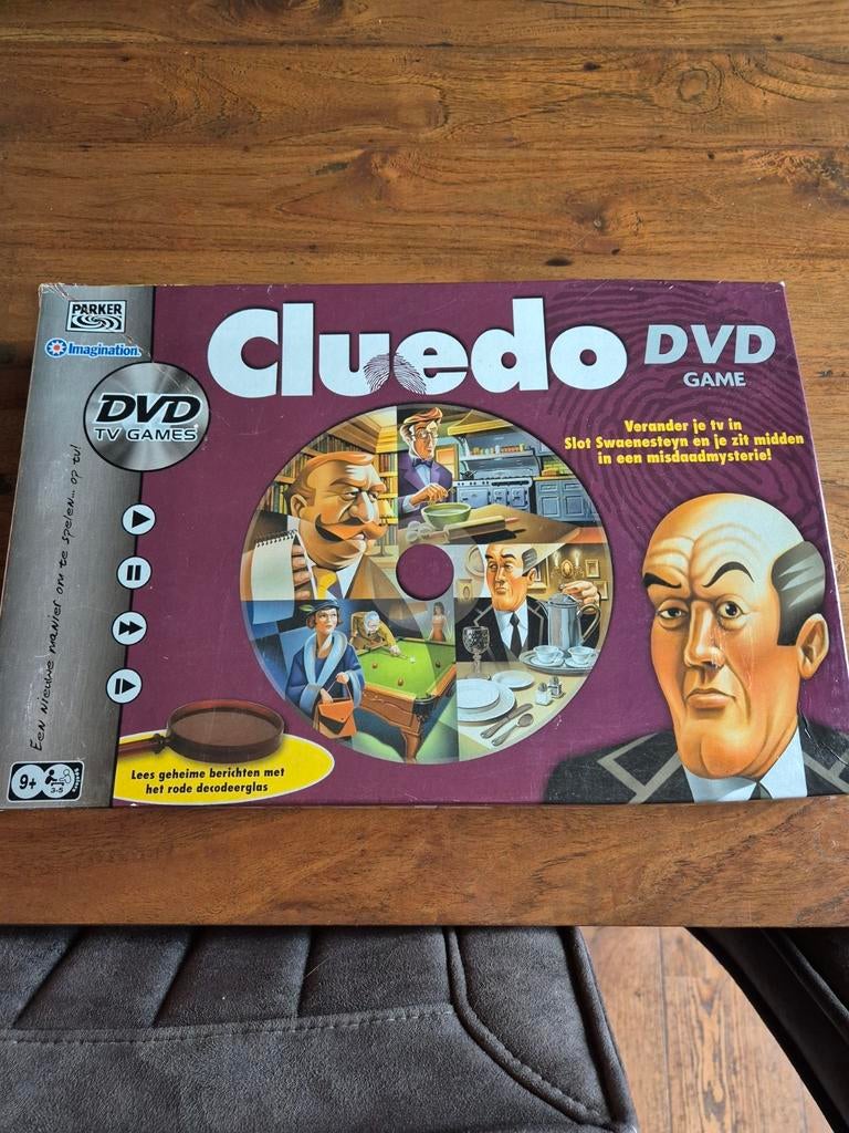 Bord/dvd spel cluedo, Hobby en Vrije tijd, Ophalen, Gebruikt