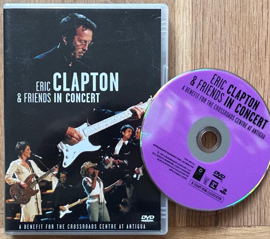 ERIC CLAPTON & FRIENDS - Concert for Crossroads Antigua DVD, Vanaf 16 jaar, Ophalen of Verzenden, Zo goed als nieuw, Muziek en Concerten