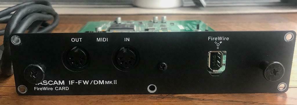 tascam if-fw/dm mkii pour Tascam DM-3200 et DM-4800, Enlèvement ou Envoi, Utilisé, 20 canaux ou plus