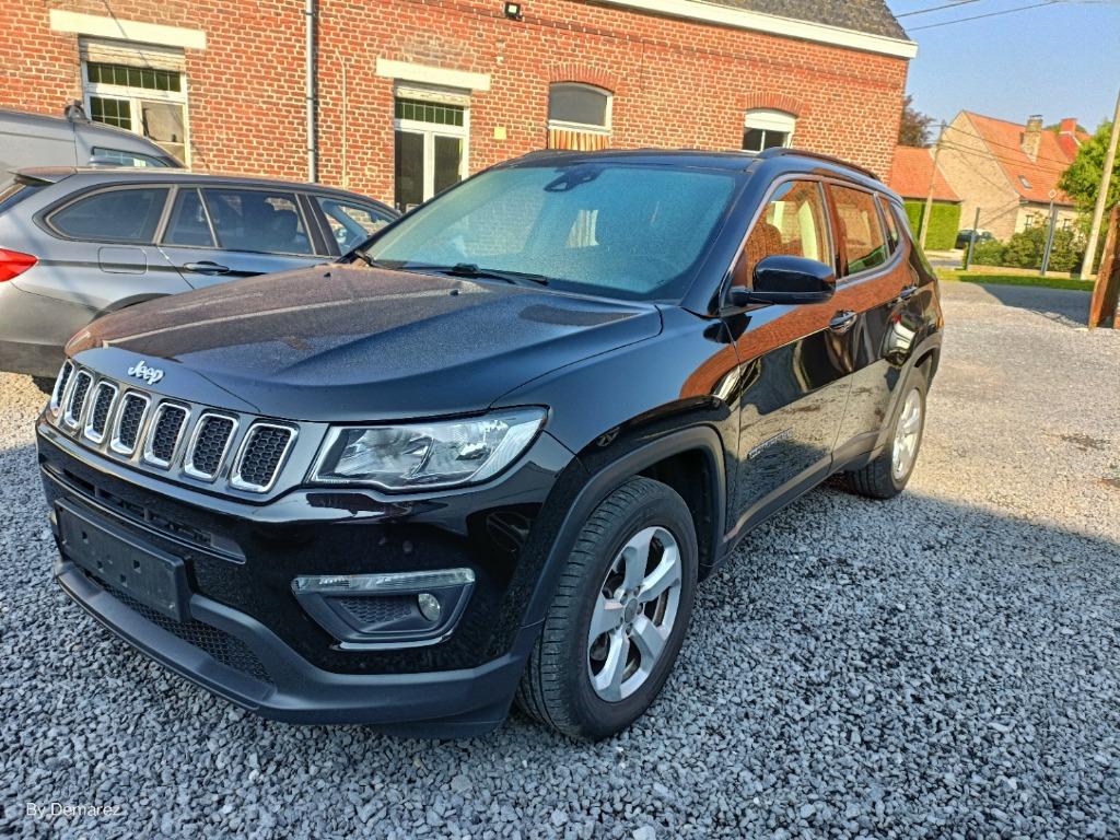 JEEP COMPASS LONGITUDE BUSINESS, Auto's, Voorwielaandrijving, Verwarmde buitenspiegels, 4 cilinders, Leder en Stof