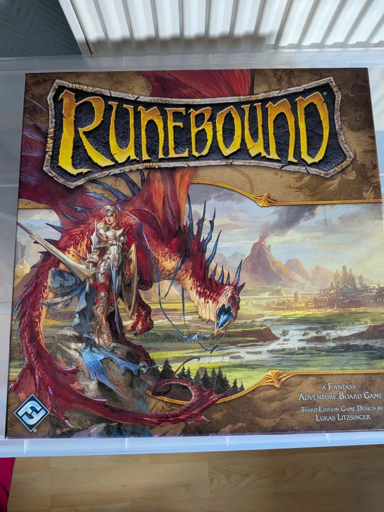 Runebound 3rd edition, Hobby en Vrije tijd, Gezelschapsspellen | Bordspellen, Een of twee spelers, Drie of vier spelers, Vijf spelers of meer