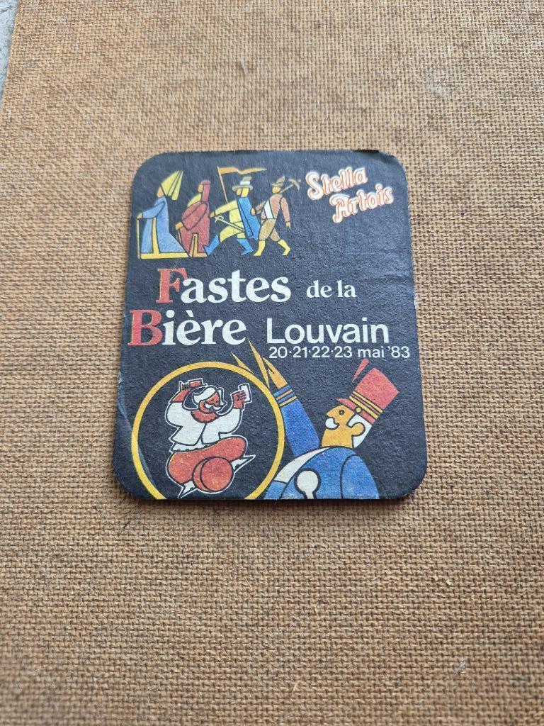 Sous bock Stella Artois (modèle 202), Verzamelen, Ophalen of Verzenden, Gebruikt, Viltje(s), Stella Artois