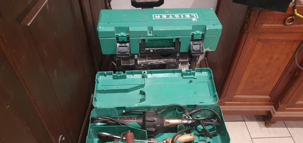 Leister Triac ST Handlasapparaat in koffeRs., Enlèvement