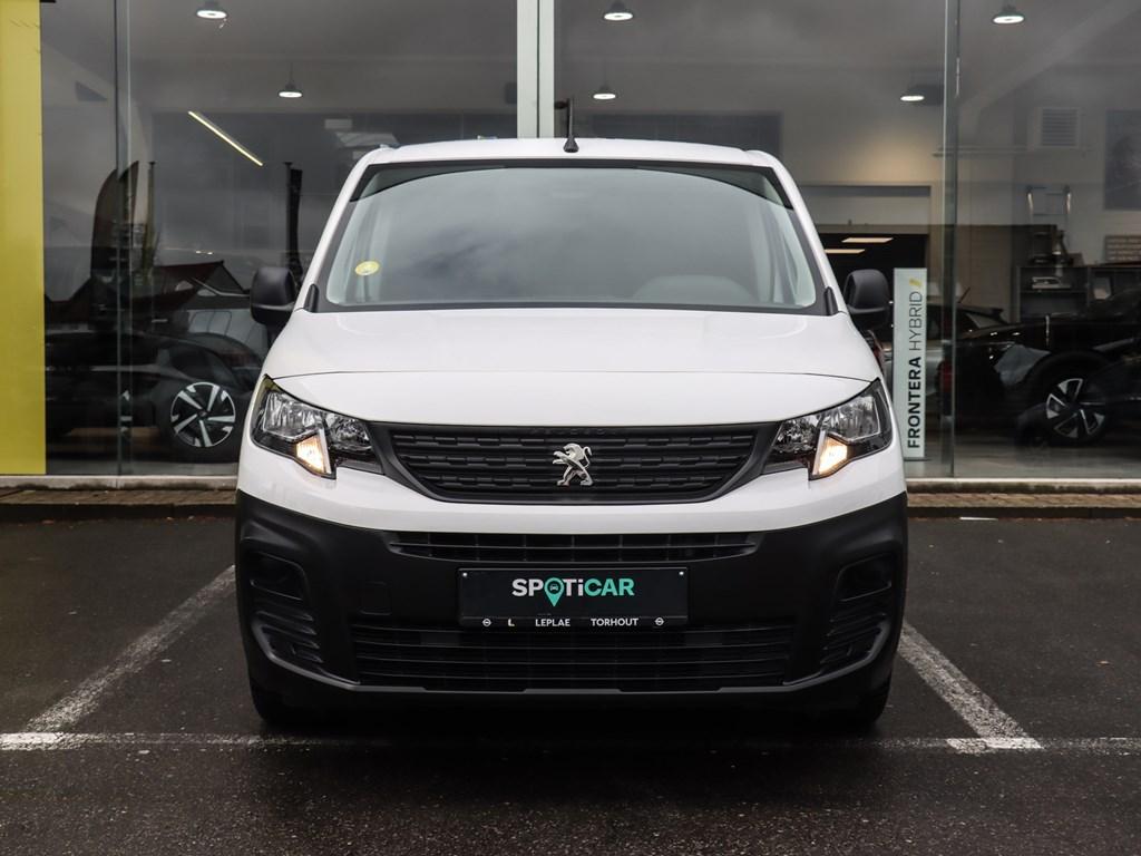 Peugeot Partner L2 1.5 Blue HDi 100pk|SENSOREN|AIRCO, Auto's, Peugeot, 4 deurs, Monovolume, Parkeersensor, Wit