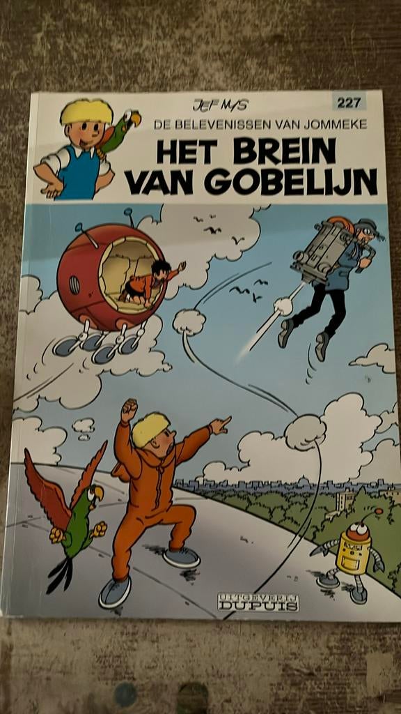 Jommeke - Het brein van Gobelijn (227), Ophalen of Verzenden, Zo goed als nieuw