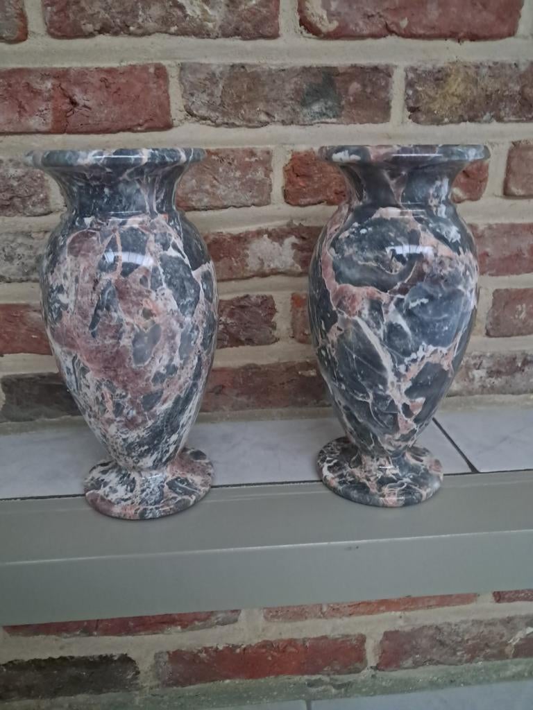 Twee vazen, Enlèvement, Comme neuf, Moins de 50 cm