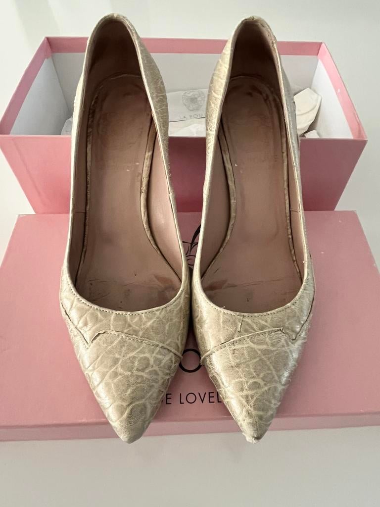 La pomme, hoge pumps mt 38, Ophalen of Verzenden, Gedragen, Pumps