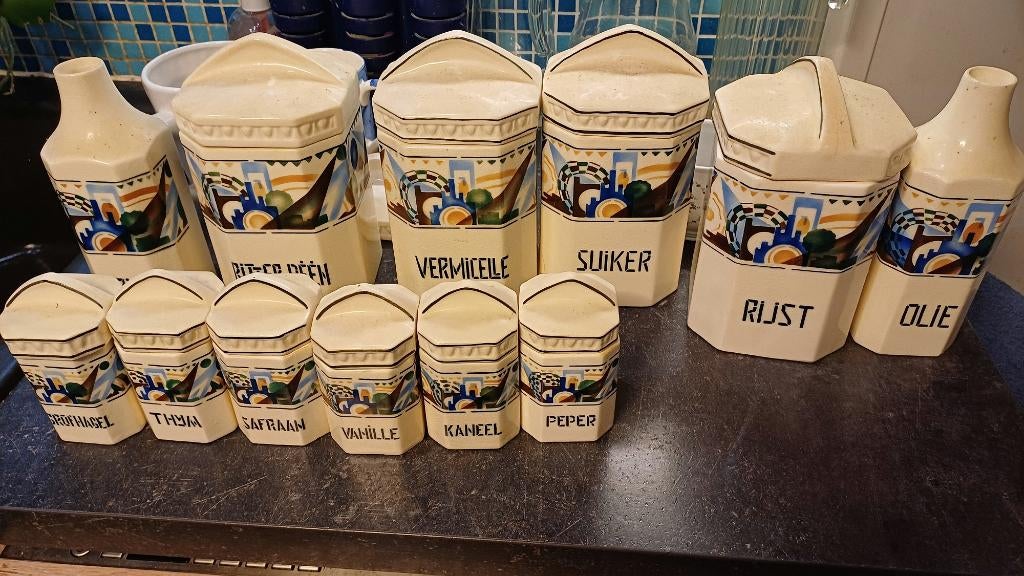 voorraadpotten - specerijpotten, Ophalen