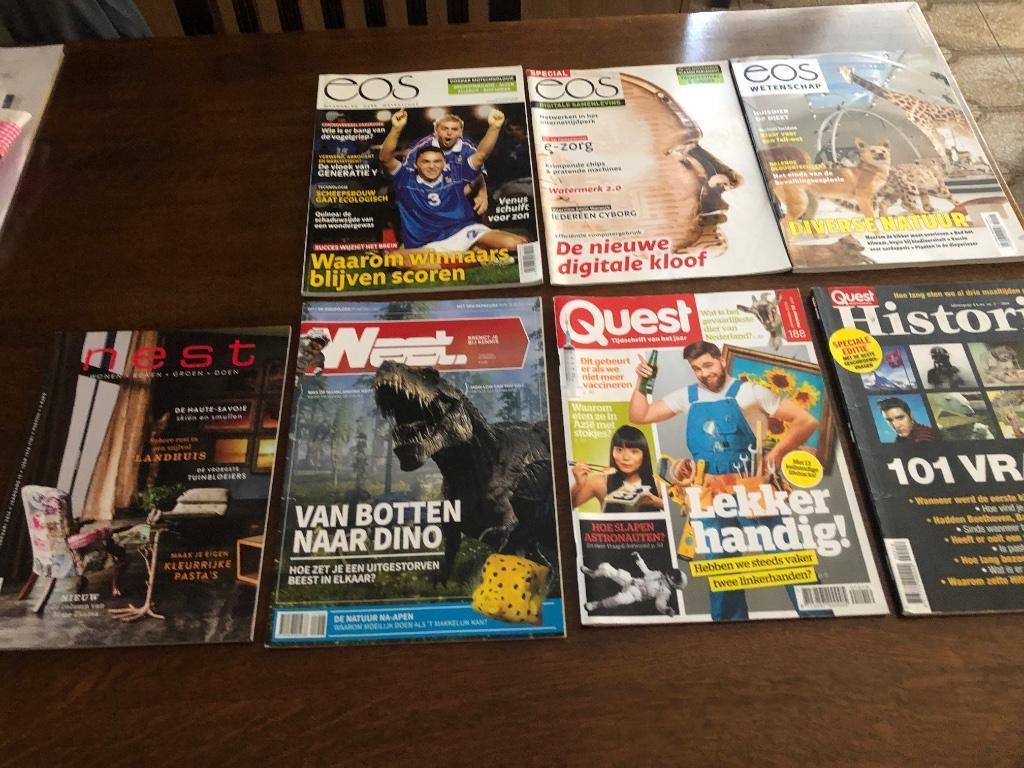 9 Interessante Wetenschappelijke Tijdschriften, Ophalen of Verzenden