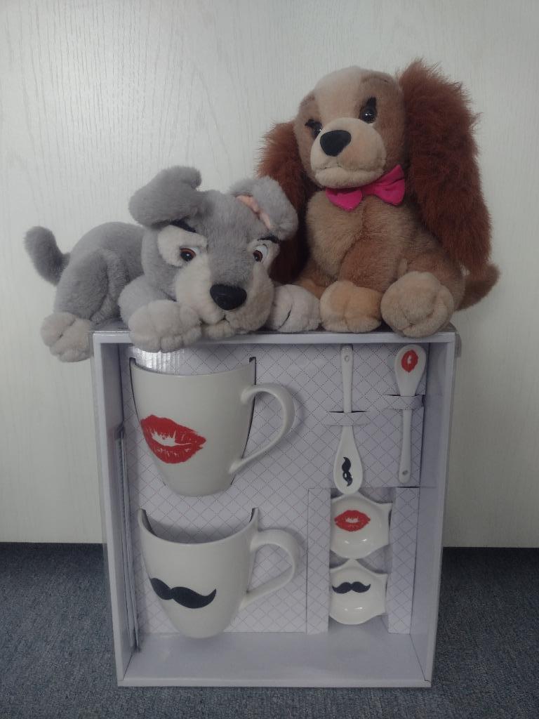 BONNE IDEE Coffret de tasses café et thé Madame & Monsieur, Ophalen of Verzenden, Nieuw