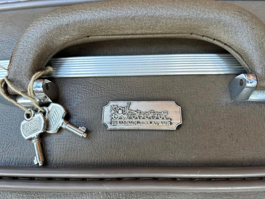 vintage delvaux reiskoffers, Ophalen, Gebruikt
