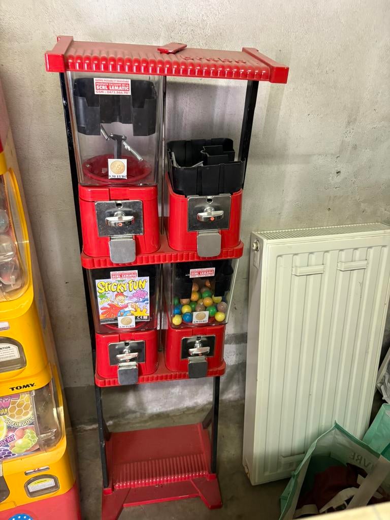 Machine a chewing-gum, Ophalen, Zo goed als nieuw