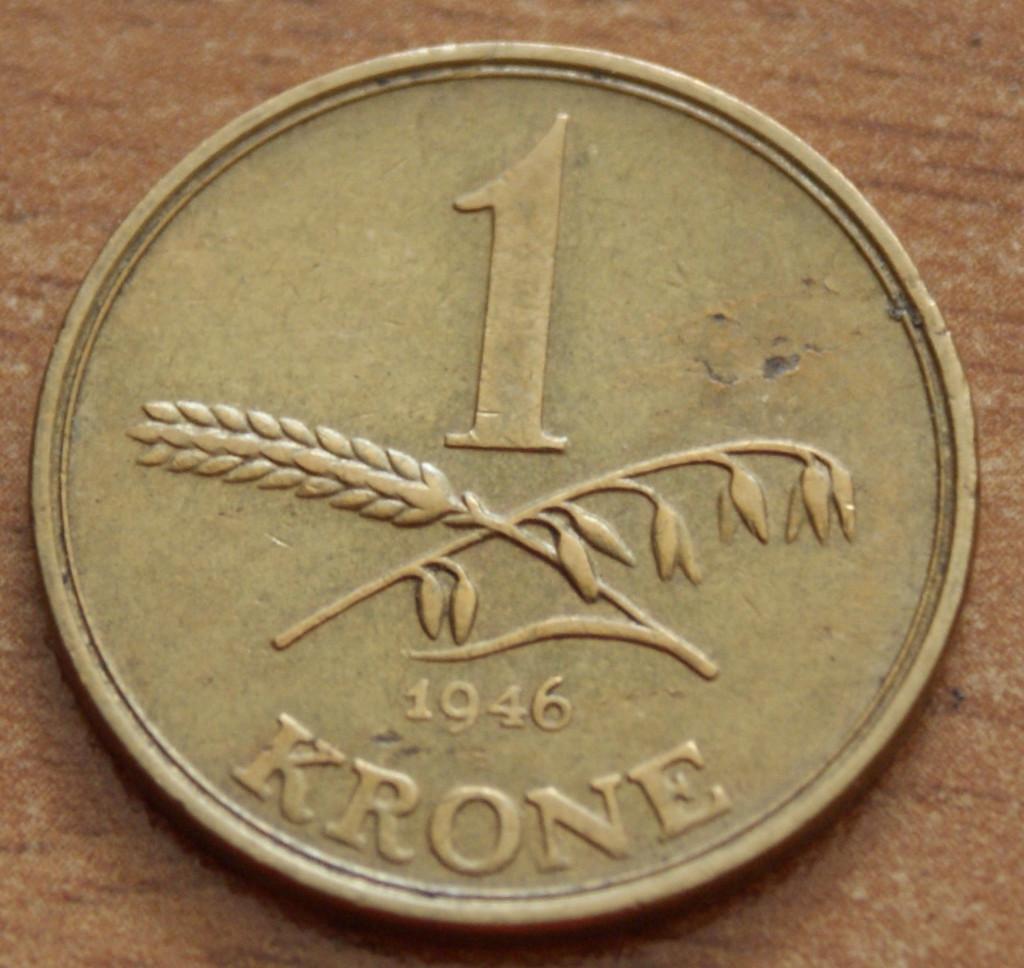 DANMARK 1 KRONE 1946 CHRISTIAN X KM835 Très Très Beau, Enlèvement ou Envoi, Autres pays, Monnaie en vrac