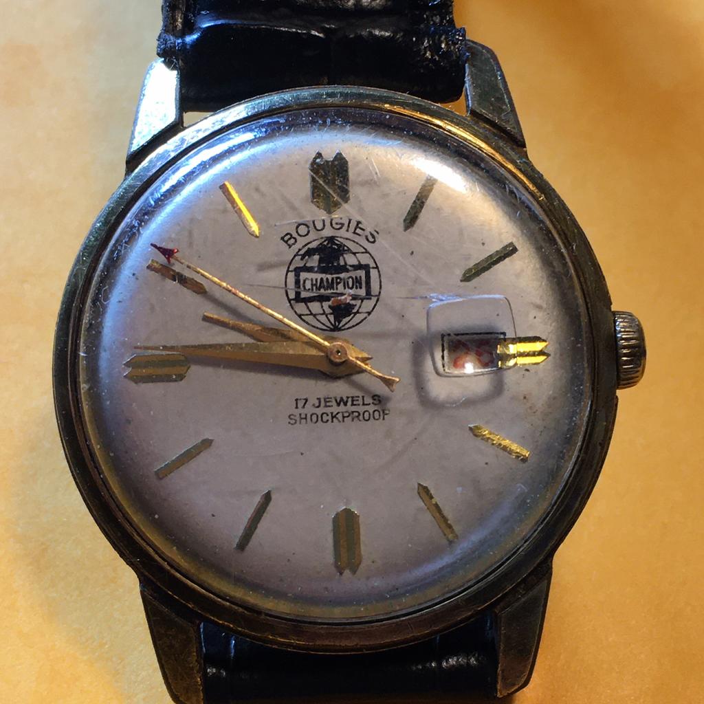 CHAMPION bougies horloge, Collections, Marques & Objets publicitaires, Utilisé, Ustensile, Enlèvement ou Envoi