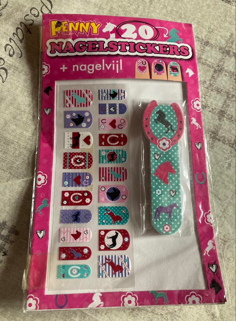 Nagelvijl en 20 versierstickers, Ophalen of Verzenden, Nieuw