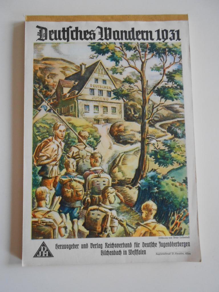 Kalender 1931 . Deutchen wandern, Ophalen of Verzenden