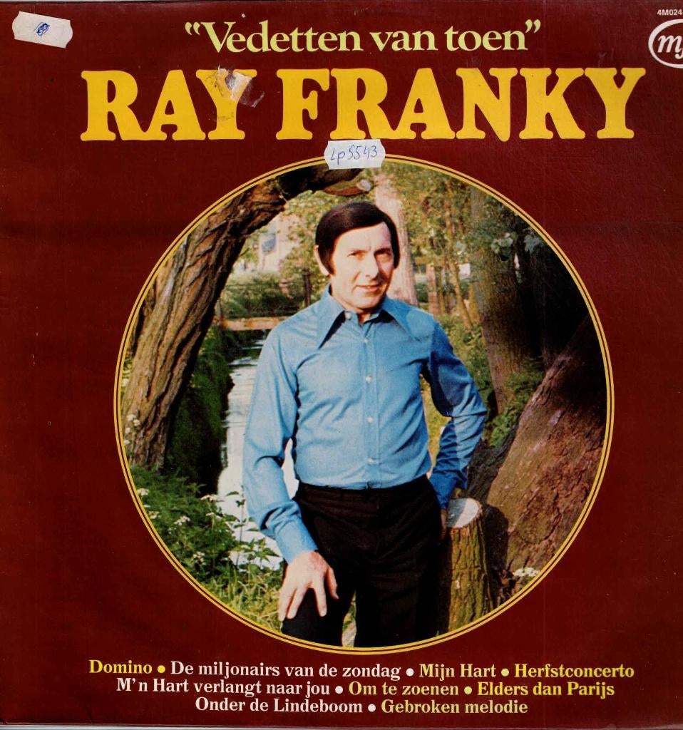 Vinyl, LP   -  Ray Franky – Vedetten Van Toen, Enlèvement ou Envoi, Autres formats