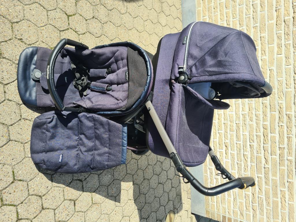 Kinderwagen Peg perego book 51 S met accessoires, Kinderen en Baby's, Ophalen, Gebruikt, Kinderwagen, Overige merken