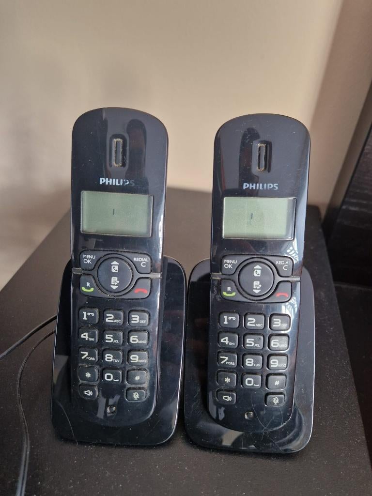 2-delige vaste telefoon - goede staat, Ophalen, Gebruikt, 2 handsets