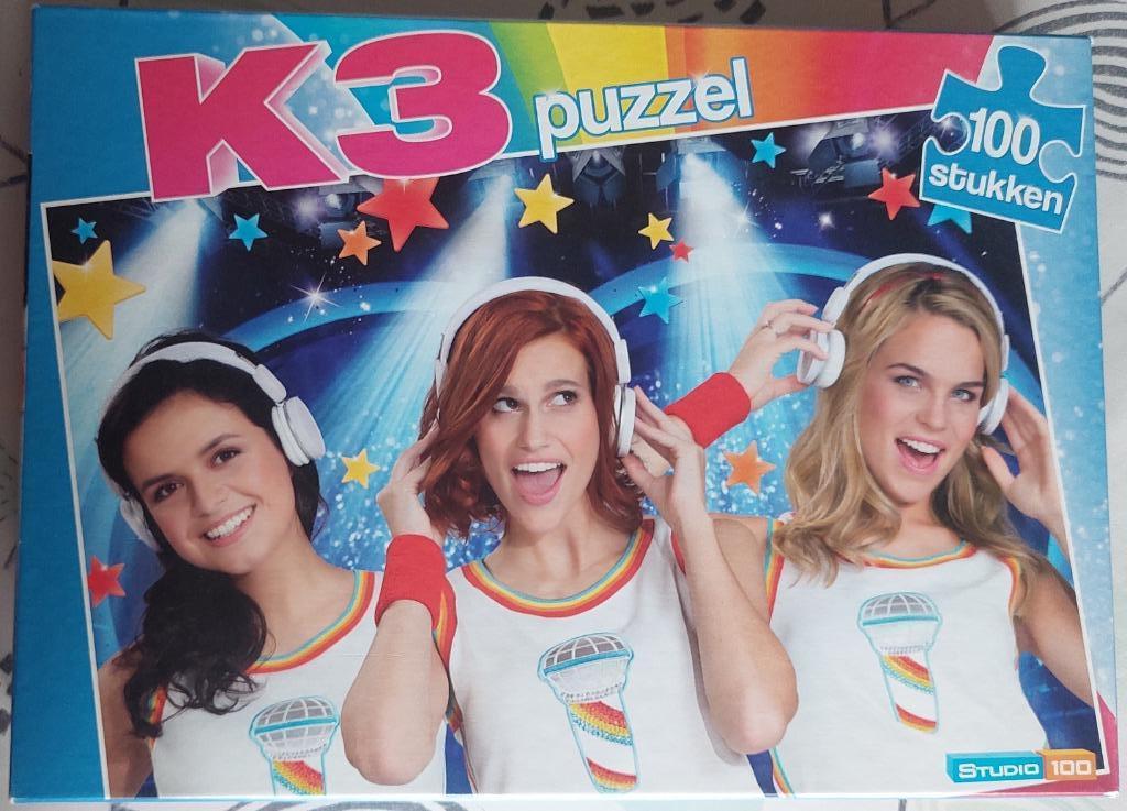 K3 puzzel 100 stukken, Kinderen en Baby's, Speelgoed | Kinderpuzzels, Ophalen, Gebruikt