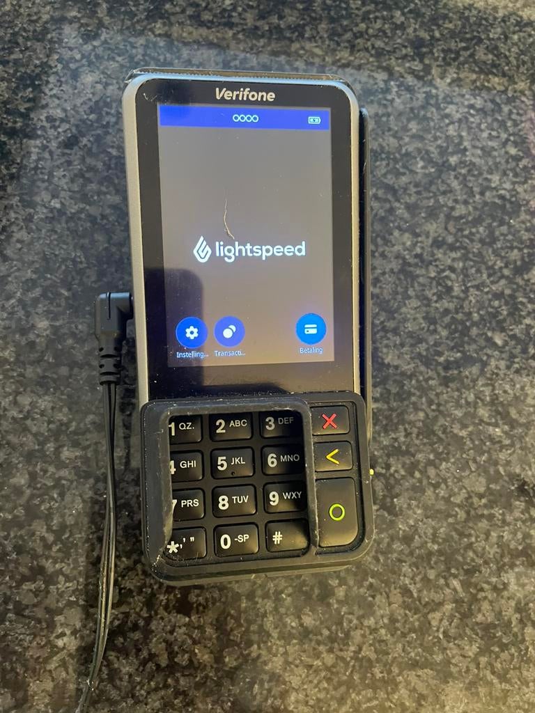 Verifone betalingsapparaat, Enlèvement