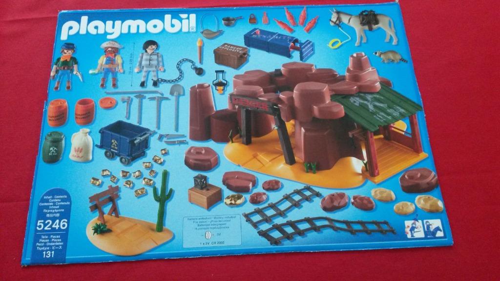 Playmobil 5246 Western goudmijn, Kinderen en Baby's, Speelgoed | Playmobil, Ophalen of Verzenden, Zo goed als nieuw, Complete set