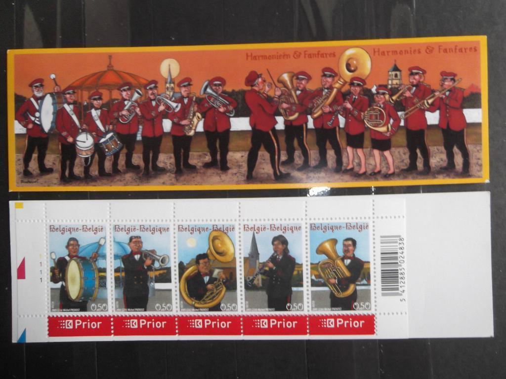 B57 Harmonieën en fanfares - Harmonies et fanfares, Frankeerzegel, Ophalen of Verzenden, Postfris, Muziek