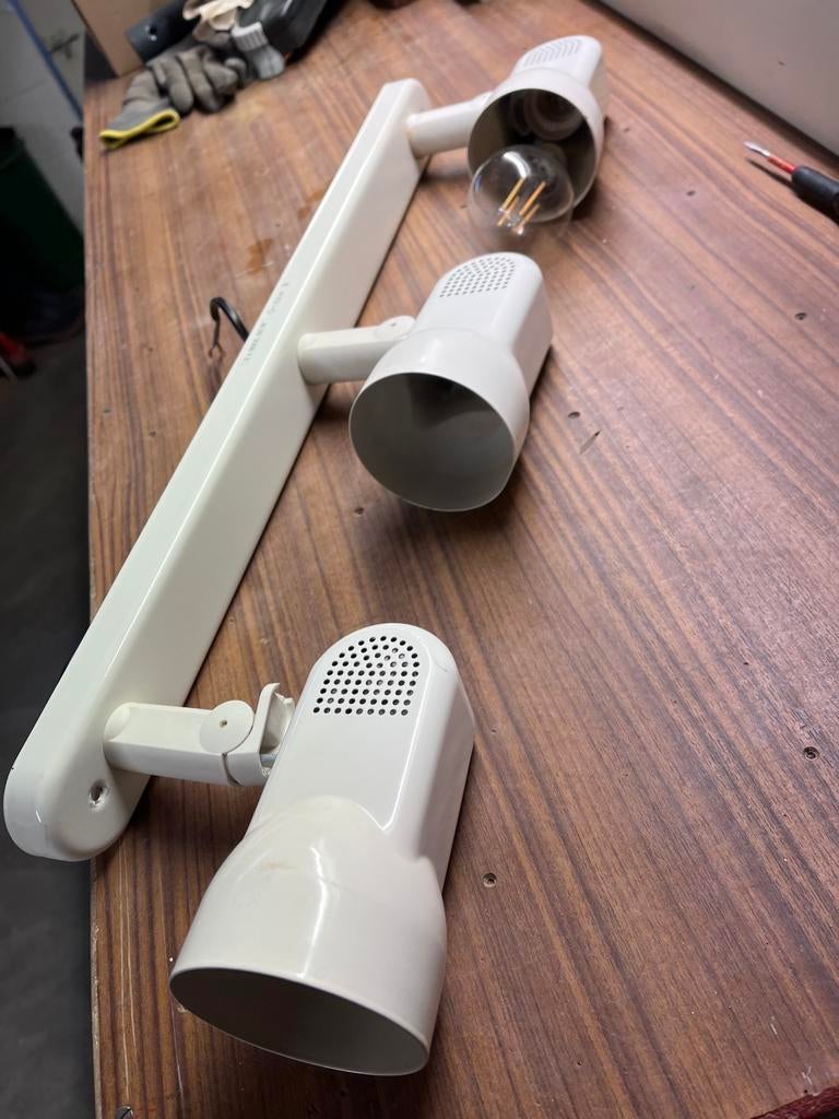 Bloc 3 spots LED  230 v, Enlèvement, Utilisé, Vintage  ou moderne, LED