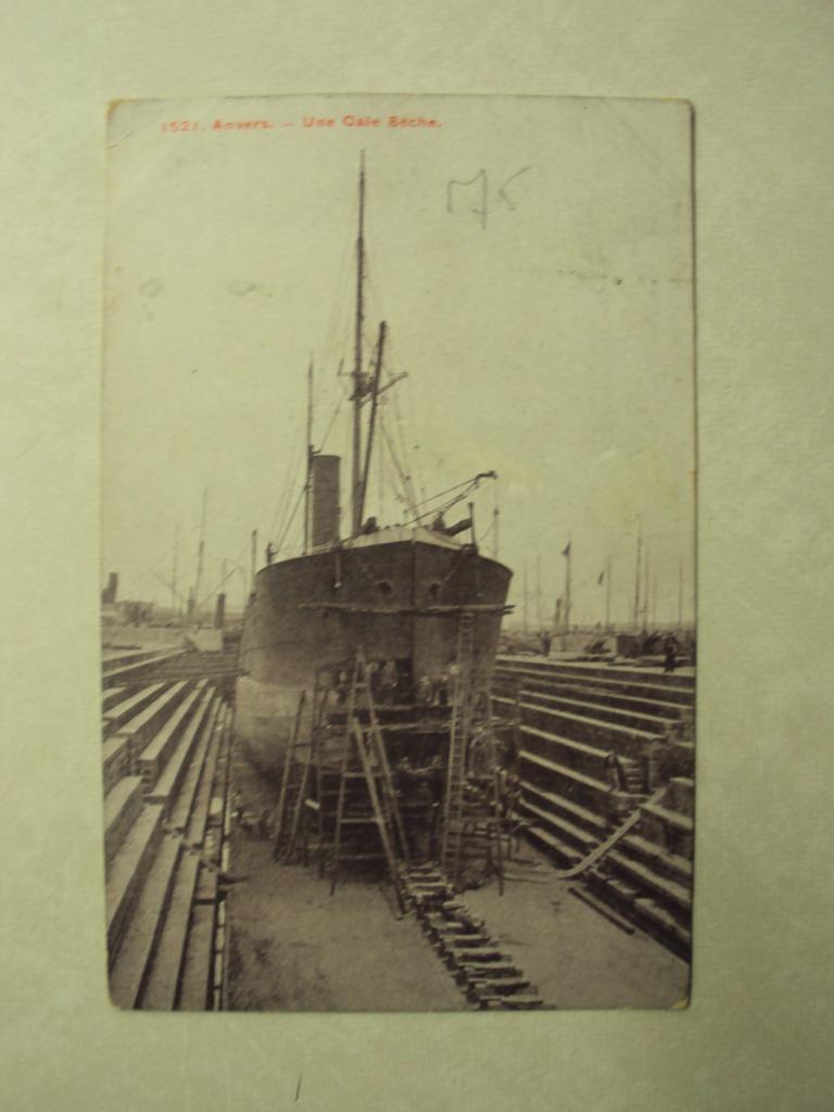60101 - ANVERS - UNE CALE SECHE - VERST. 1905 !!! - 2 FOTO'S, Envoi