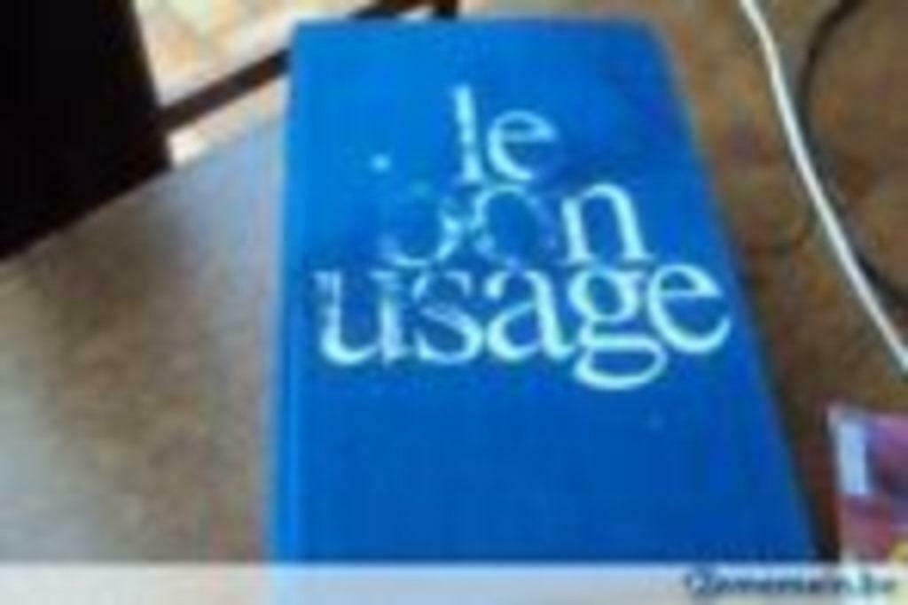 Livre le Bon Usage de Maurice Grevisse de 1980,1519 pages, Livres, Enlèvement