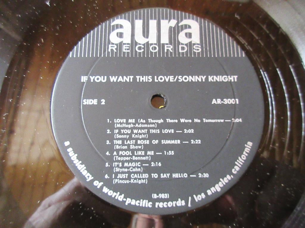 LP Sonny Knight - If You Want This Love & Besame mucho, Ophalen of Verzenden, Gebruikt, 12 inch, R&B en Soul