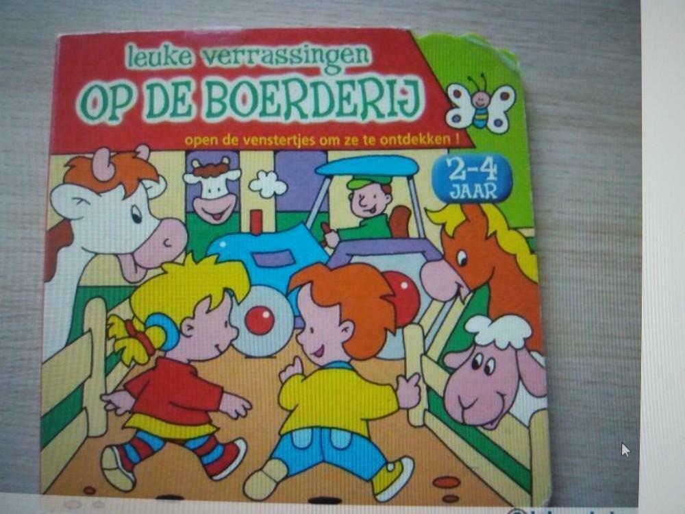 Boek- leuke verrassingen op de boerderij, Enlèvement, Comme neuf