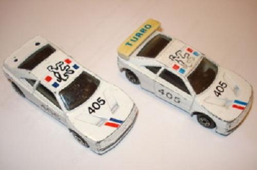 Peugeot 405 Turbo 16 MC Toy LOT van 2, Verzenden, Gebruikt, Auto, Overige merken