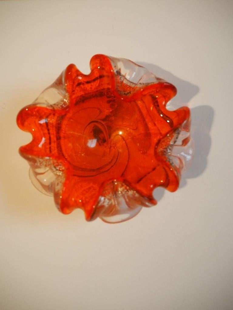 Mid-century murano glazen schaal, 1960s, Ophalen of Verzenden