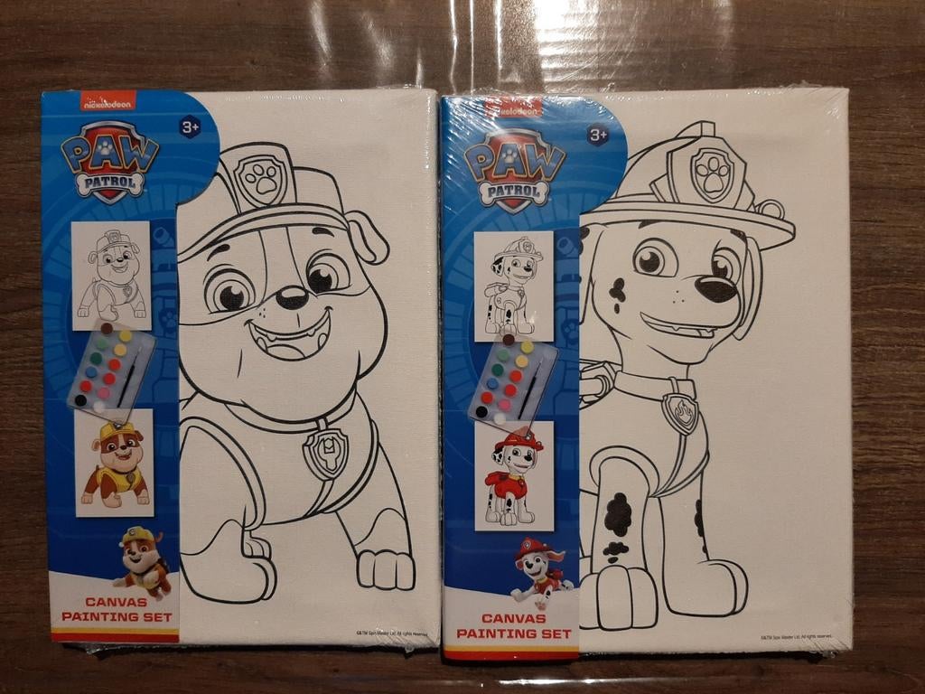 Paw patrol schilderij nieuw, Enlèvement