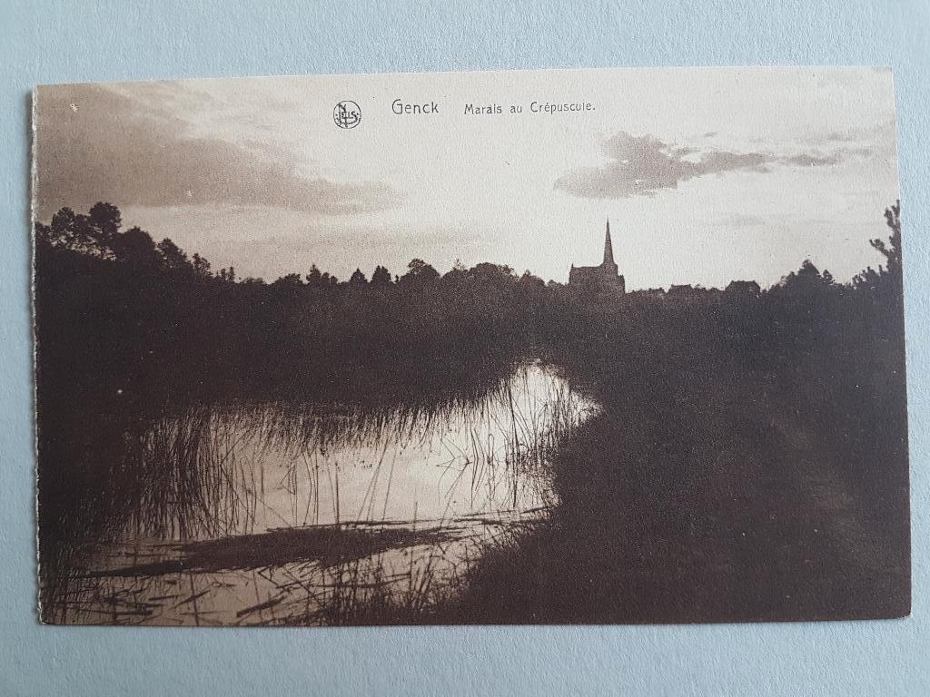 Postkaart Genk Genck Marais au Crépuscule, Collections, Cartes postales | Belgique, Non affranchie, Limbourg, 1920 à 1940, Enlèvement ou Envoi