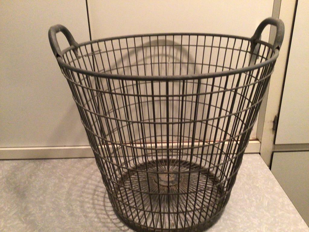 Ijzer mand vintage, Tuin en Terras, Ophalen